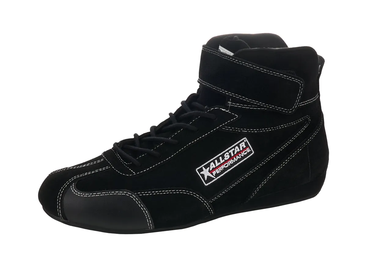 Allstar Performance Driving Shoes Black SFI3.3/5 Pro Series 8.5