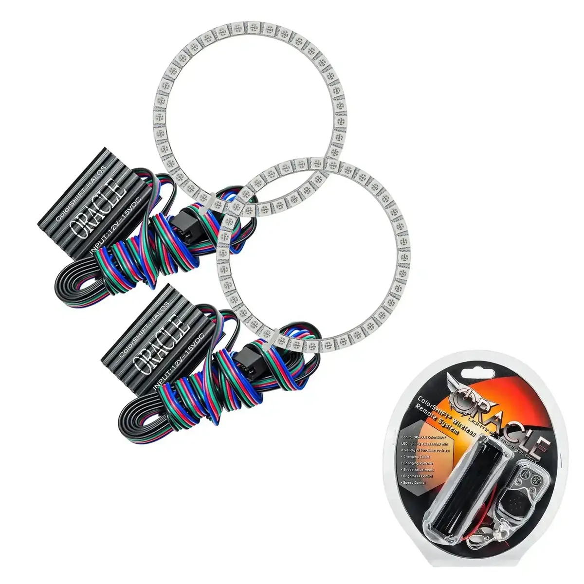 2016-2018 Toyota Tacoma LED Headlight Halo Kit - ColorSHIFT® - w/BC2 Controller product image