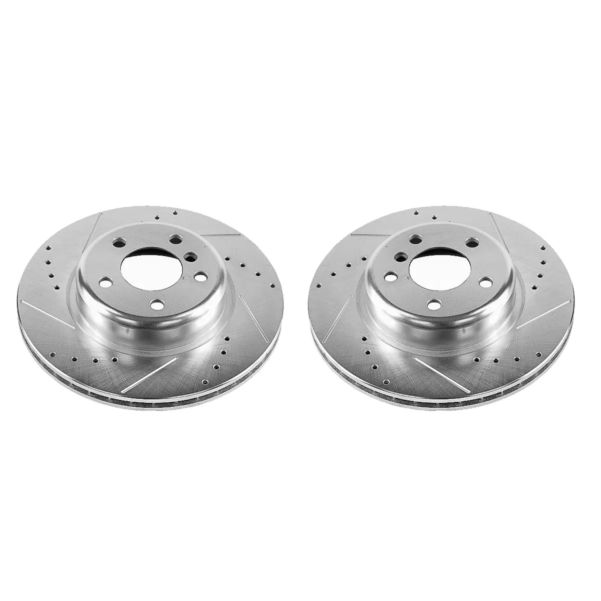 Evolution Drilled/Slotted Zinc Plated Rotors (Pair) product image