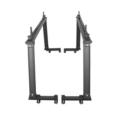 Black Horse Off Road Black Horse Off Road Summit Commercial Ladder Bed Rack Black Aluminum WHATRB