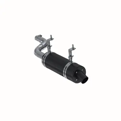 MBRP Exhaust ATV Exhaust System With Sport Muffler; Slip-On System; 1.75 in. Inlet; 4.25 in. Diameter Body;