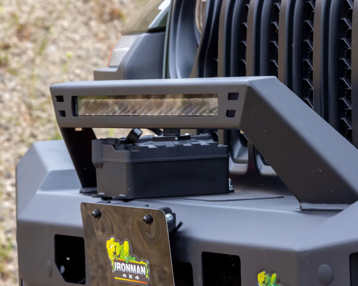 18c Wrangler Raid Full Length Front Bumper Kit 40w Spot Amber Lights product image