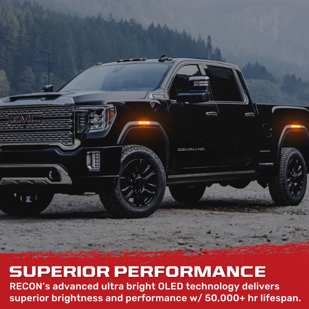 GMC 20-25 Sierra HD 2500/3500 (4th Gen) Fender Lenses (4-Piece Set) Ultra Bright LED Lights - Multiple Options product image