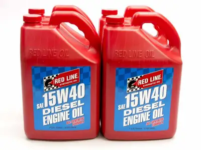 Red Line Oil 15W40 Diesel Oil Case/4- Gal