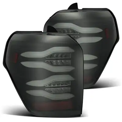 AlphaRex 2010-2021 Toyota 4Runner 18555 PRO-Series LED Tail Lights Jet Black