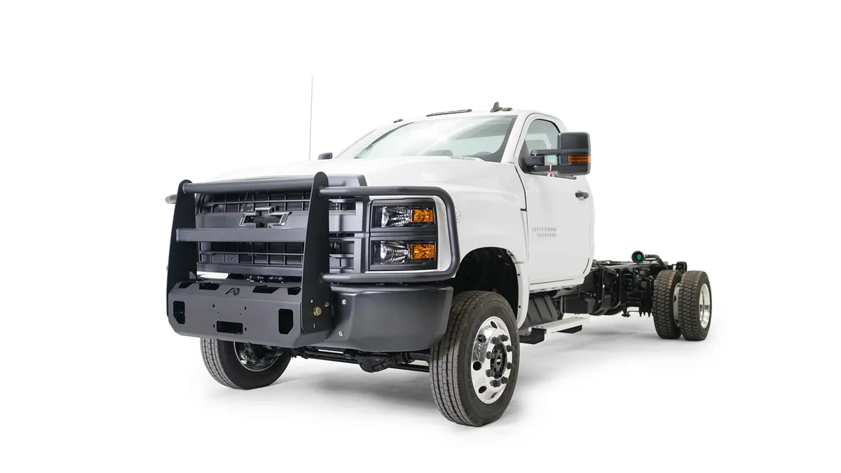Chevy 4500-6500 Kodiak Winch Mount with Grill Guard product image