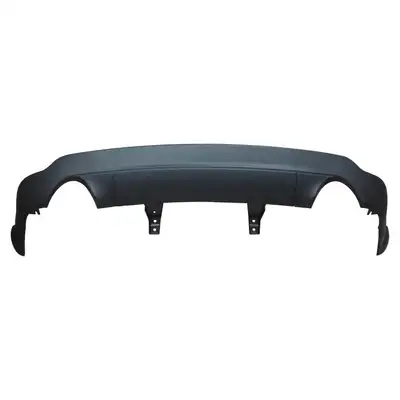 Crown Automotive Jeep Replacement Rear Bumper Fascia; w/Dual Exhaust; w/o Tow Hitch; Black Textured Finish; Lower;