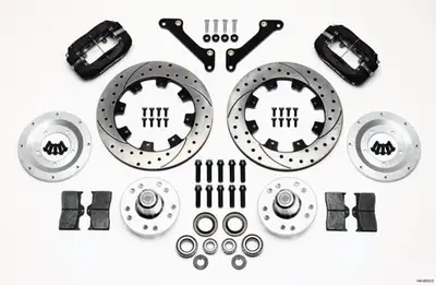 Wilwood Brakes 1979 - 1990 Buick, Chevrolet, Oldsmobile, Pontiac Forged Dynalite Big Brake Front Brake Kit (Hub) - 140-9053