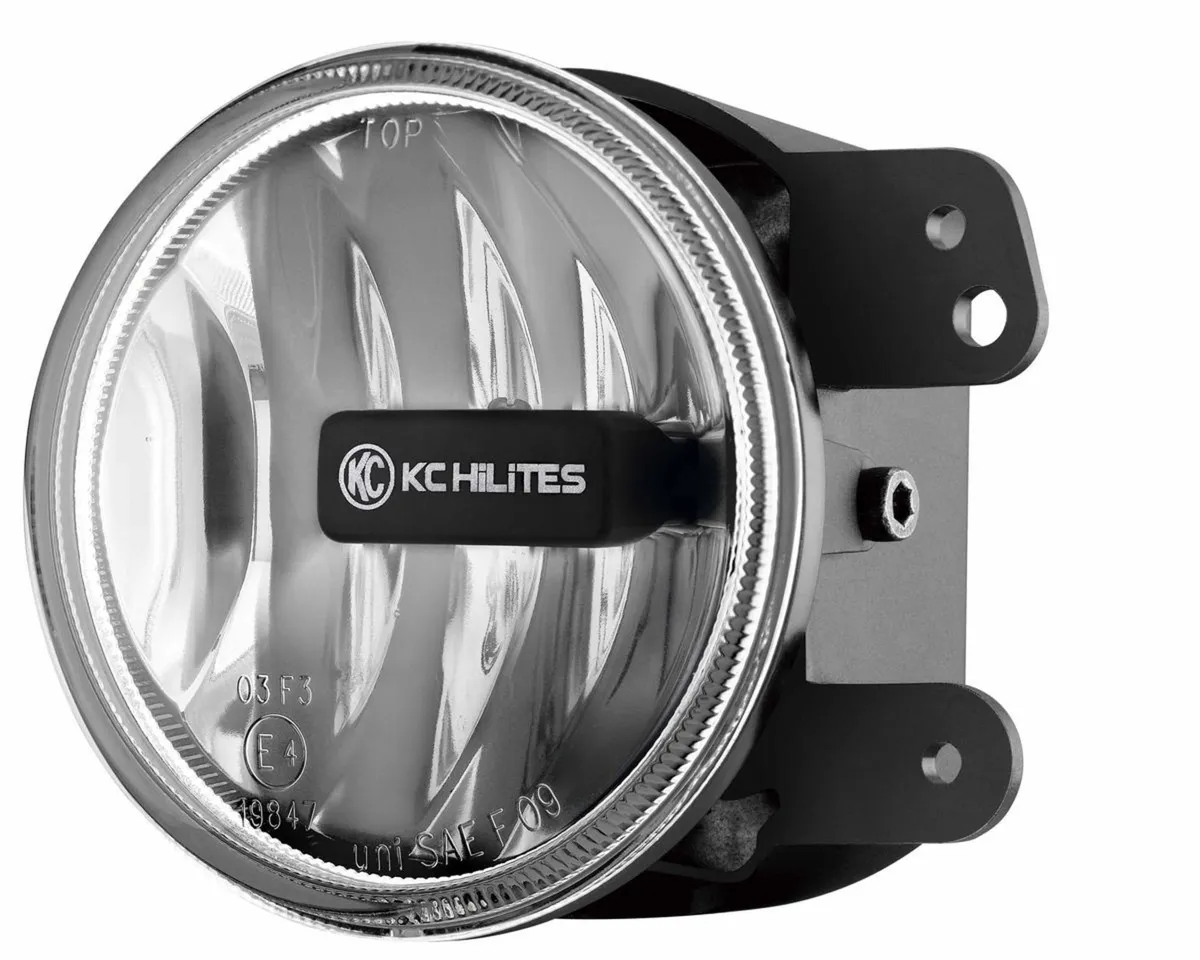 KC Hilites 1497 g4 Gravity LED 4 SAE Ece Fog 1-Light - 2010-2018 Jeep Wrangler JK 2/4-Door product image