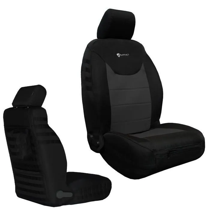 Front Tactical Seat Covers For Jeep® Wrangler JK & Jku 2013-18 Bartact (Pair) w/ Molle - SRS Air Bag Compliant product image