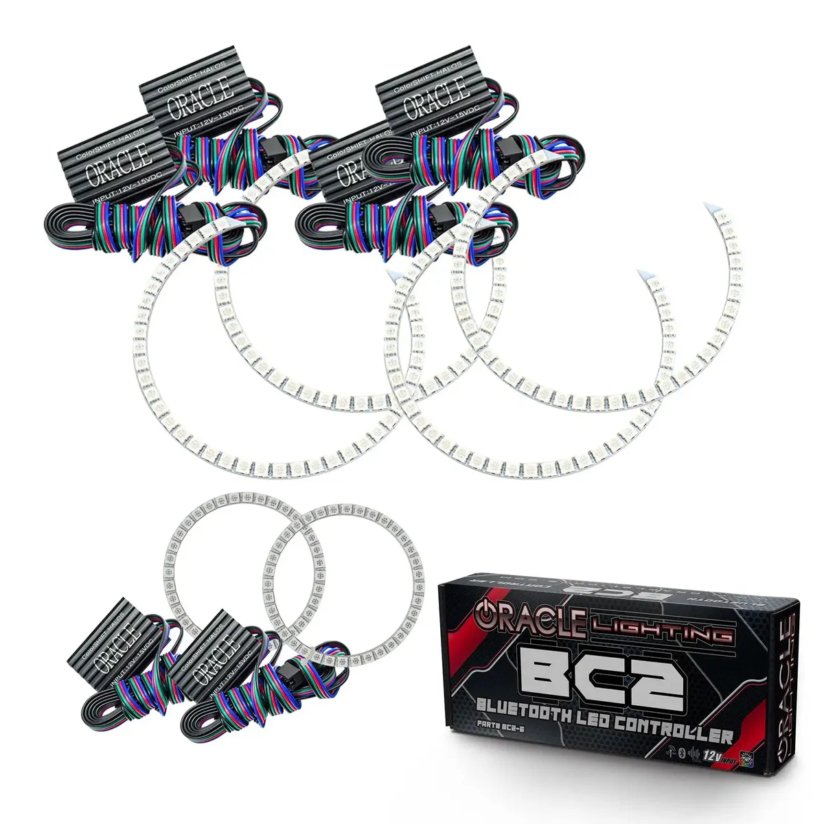 ORACLE Lighting 2011-2013 Jeep Grand Cherokee LED Headlight Halo Kit product image