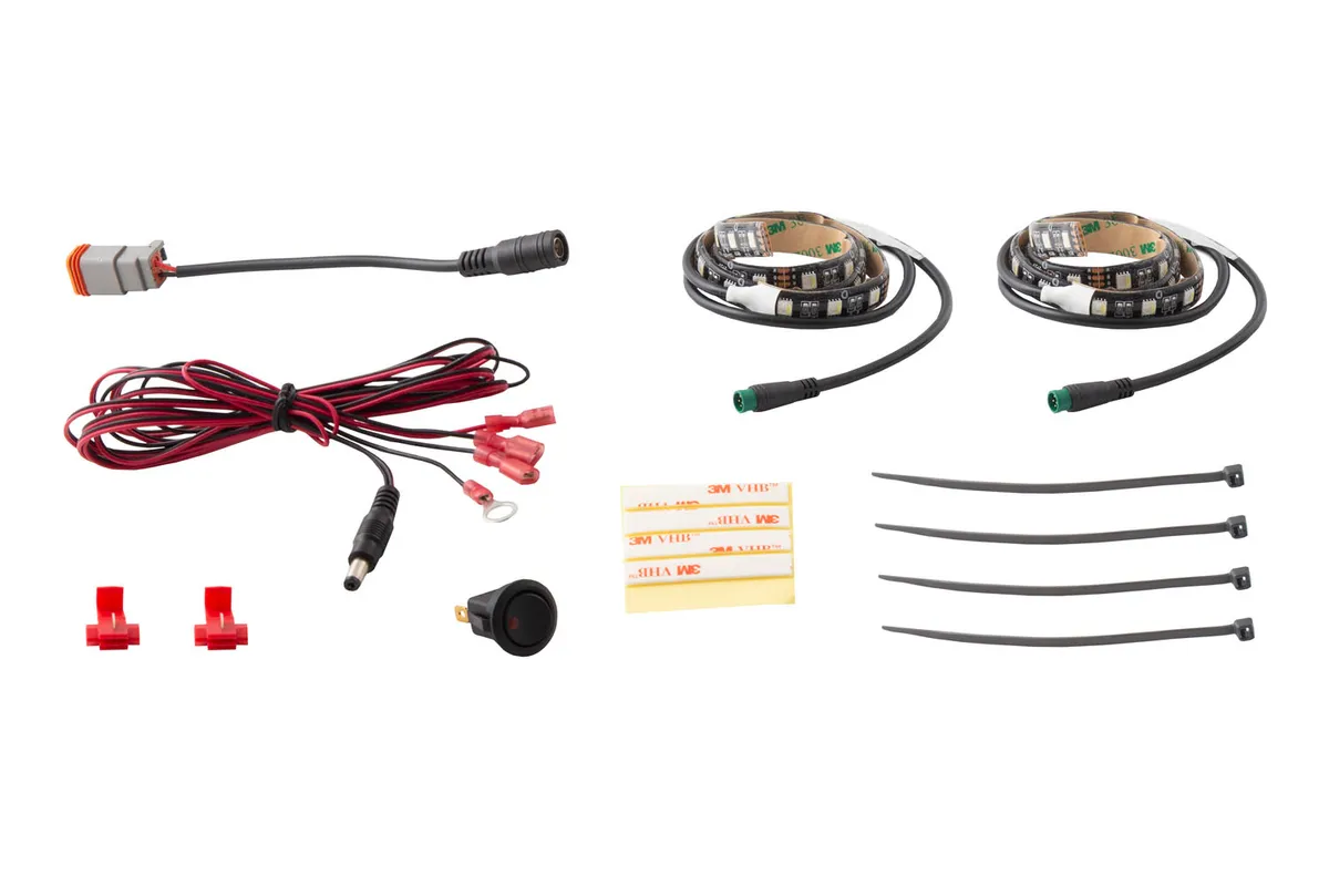 RGBW Footwell Strip Kit 2pc Multicolor Diode Dynamics product image
