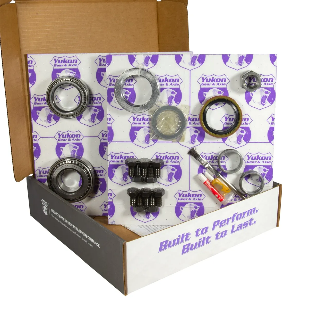 8.5 Inch GM 4.56 Rear Ring & Pinion Install Kit Axle Bearings 1.78 Inch Case Journal 8.5 Inch GM 4.56 Rear R&P Gear/ Install Kit Package W/ 1.78 Inch Carrier Journal & Ak C10 '88-'98 Trk & Suv Yukon Gear product image
