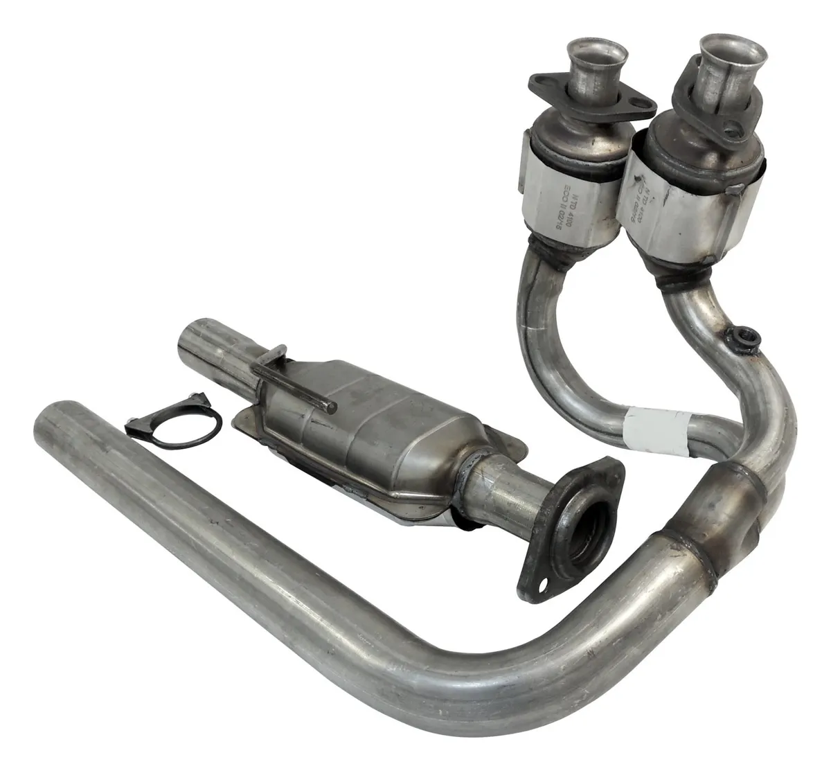 Exhaust Pipe; Front; Incl. 3 Catalytic Converters; product image
