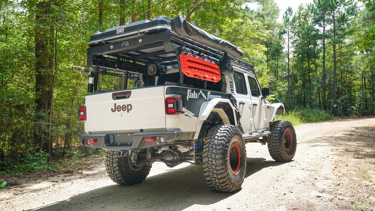 20c Gladiator Standard Rear With Sensors Premium Rear Bumper product image