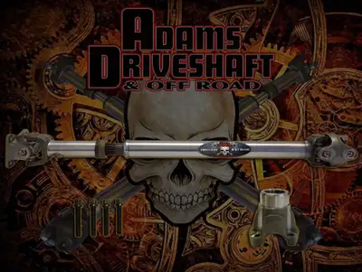 Adams Driveshaft Off Road Adams Driveshaft JT Gladiator (Rubicon - Overland - Sport - Mojave) Front 1310 cv Driveshaft With OEM Flange Style [extreme Duty Series]