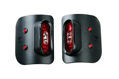 Combat Off Road 20c Wrangler JT Gladiator Tail Gunner LED Tail Lights Black