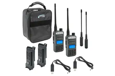 Rugged Radios Rugged Radios Adventure Pack - Rugged Gmr2 Plus - Gmrs And Frs Two Way Handheld Radios w/ Accessories - Grey