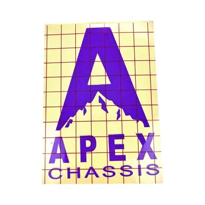 Apex Chassis Apex Vinyl Transfer Sticker-Purple