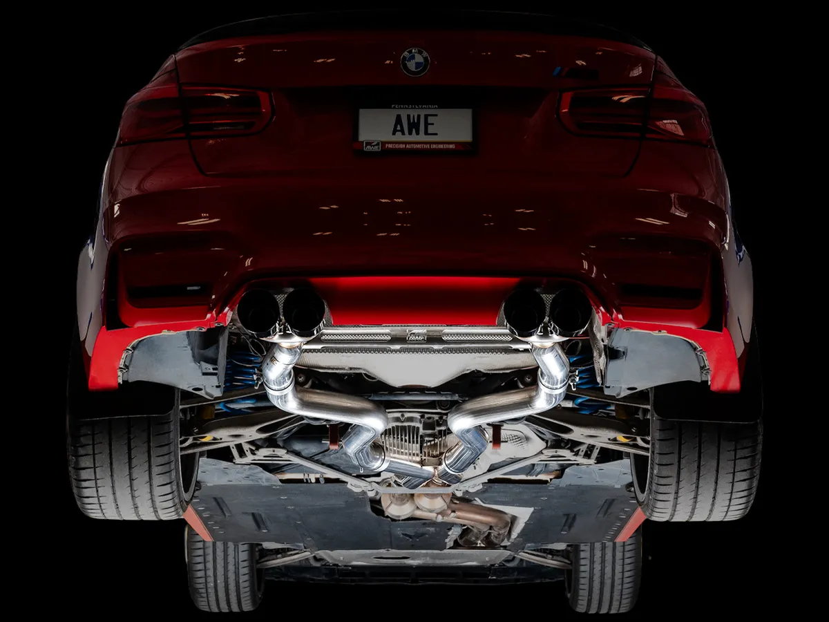 AWE SwitchPath™ Catback Exhaust for BMW F8X M3/M4 - Diamond Black product image
