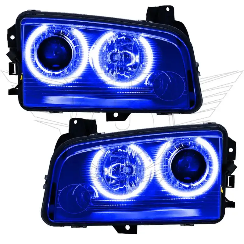 Oracle Lighting 2008-2010 Dodge Charger Pre-Assembled LED Halo Headlights - HID product image