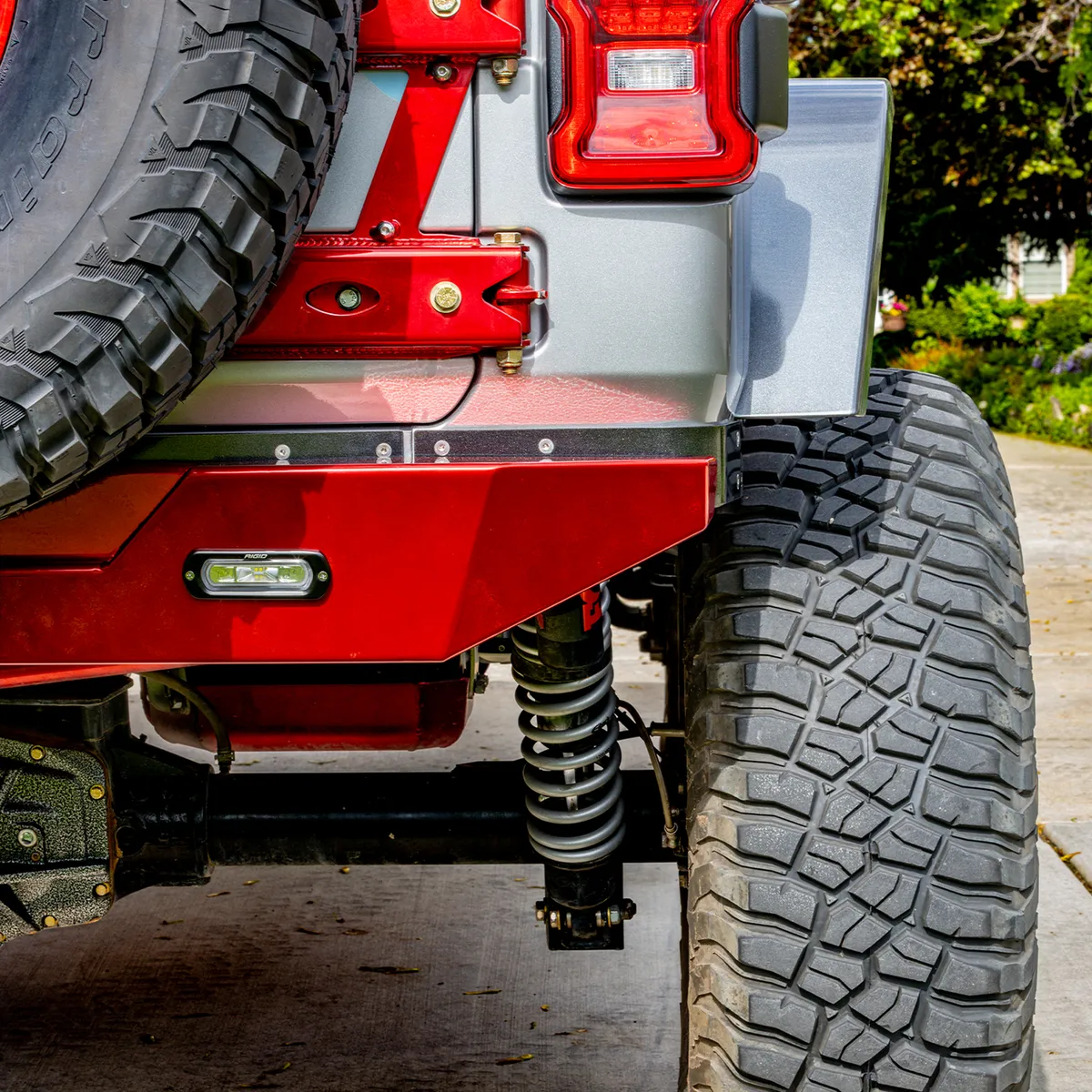 18c Wrangler Krawler Lite Bolt On Rear Bumper Raw product image