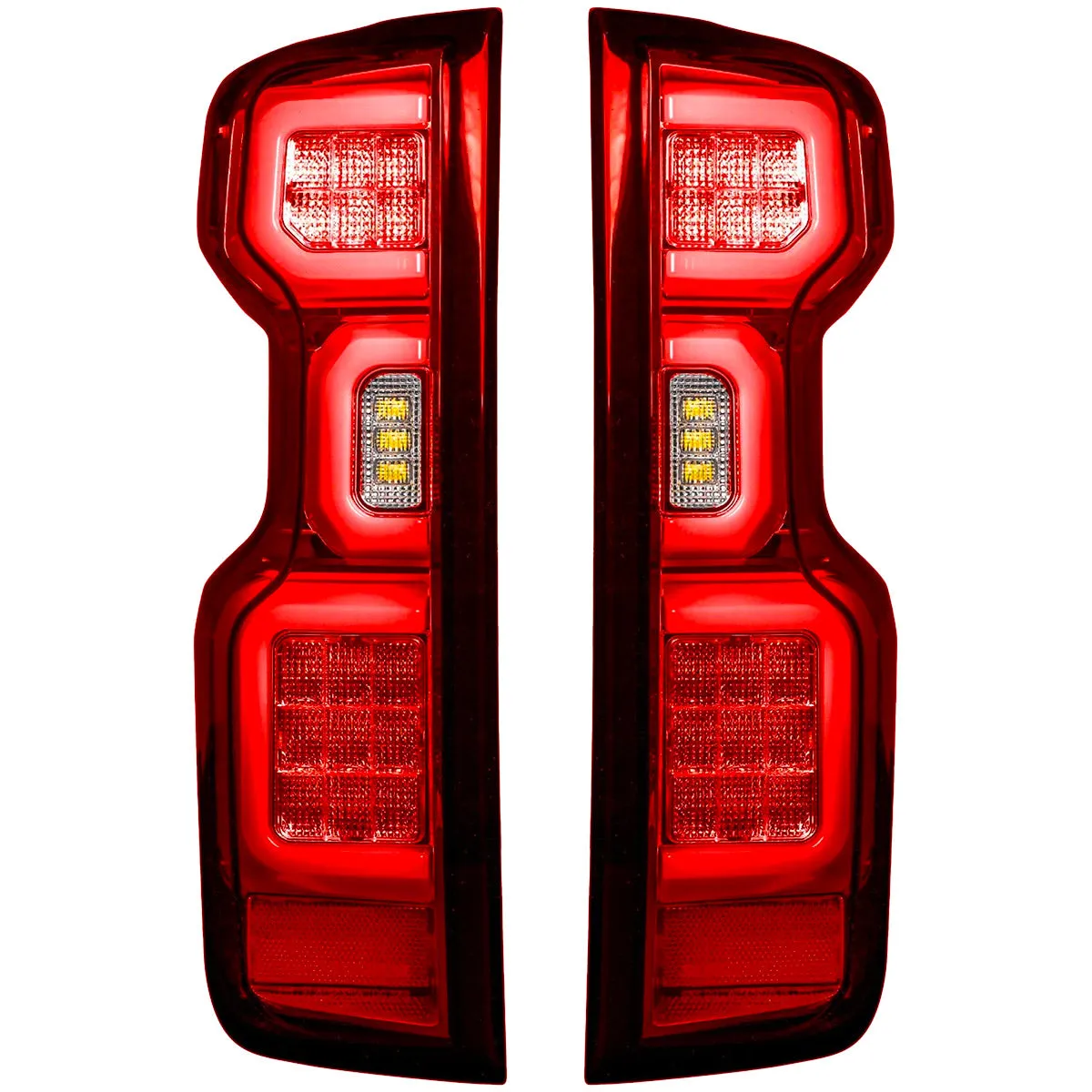 Chevy Silverado 2500/3500 20-23 Ultra Bright OLED Tail Lights (Replaces Factory/OEM Halogen Tail Lights Only) - Multiple Lens product image