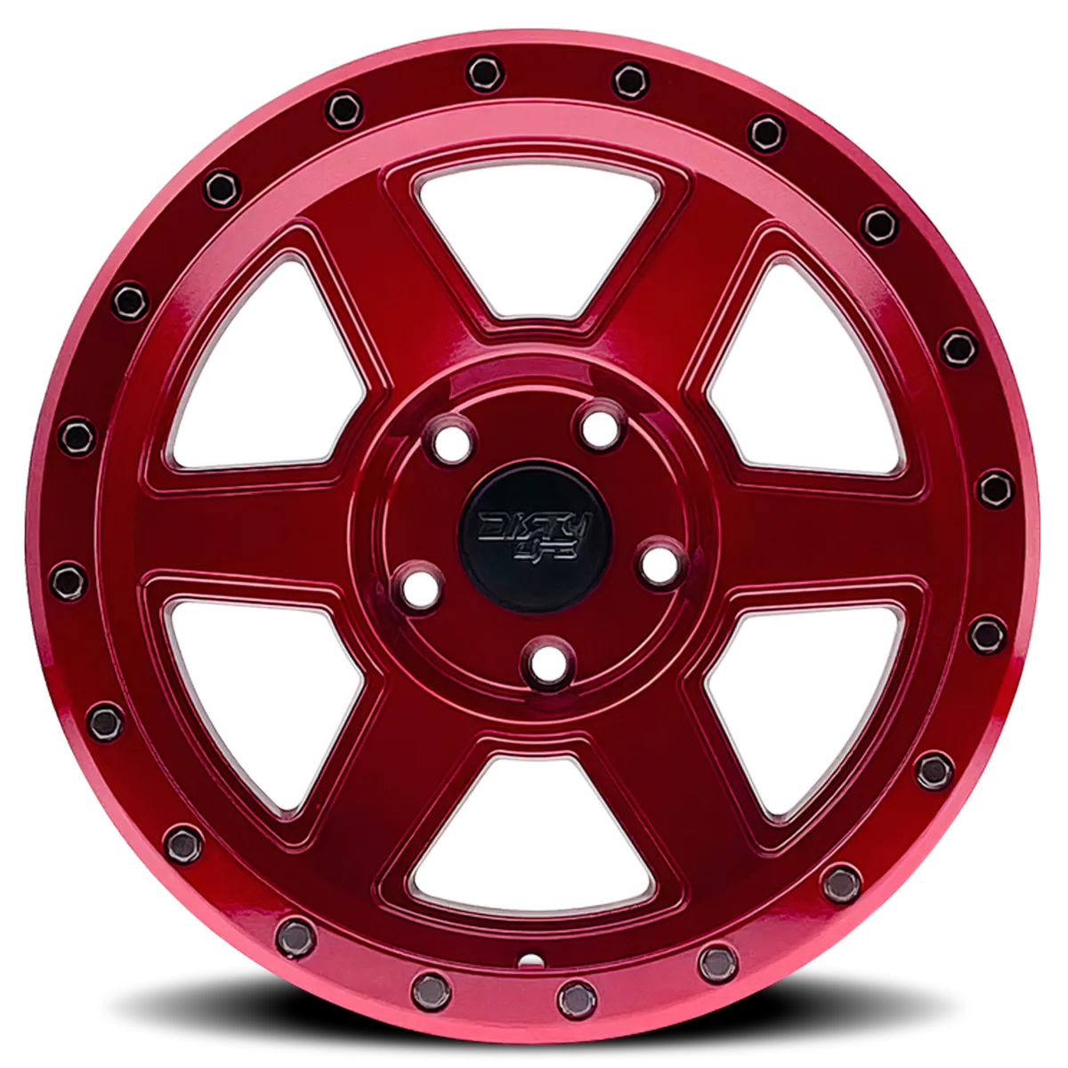 Dirty Life Race Wheels Compound 9315 Gloss Crimson Candy Red 17X9 6-139.7 -12Mm 106Mm product image