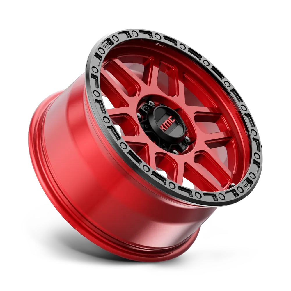 Km544 17x9 6x139.70 Satin Black w/ Gloss Black Lip (18 Mm) product image