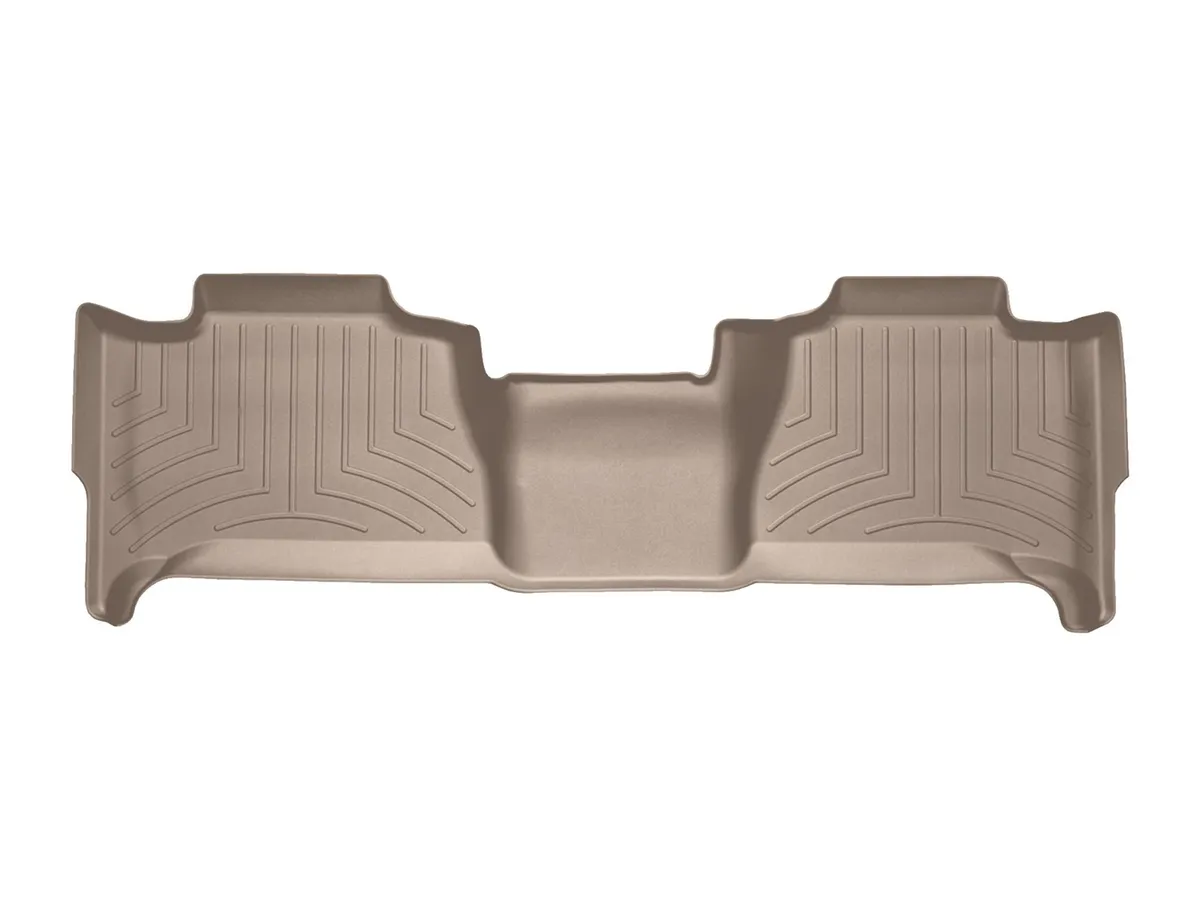 Weathertech 2007 + Cadillac Escalade Tan Rear FloorLiner / 2007 + Cadillac Escalade ESV Tan Rear FloorLiner 2nd Row.