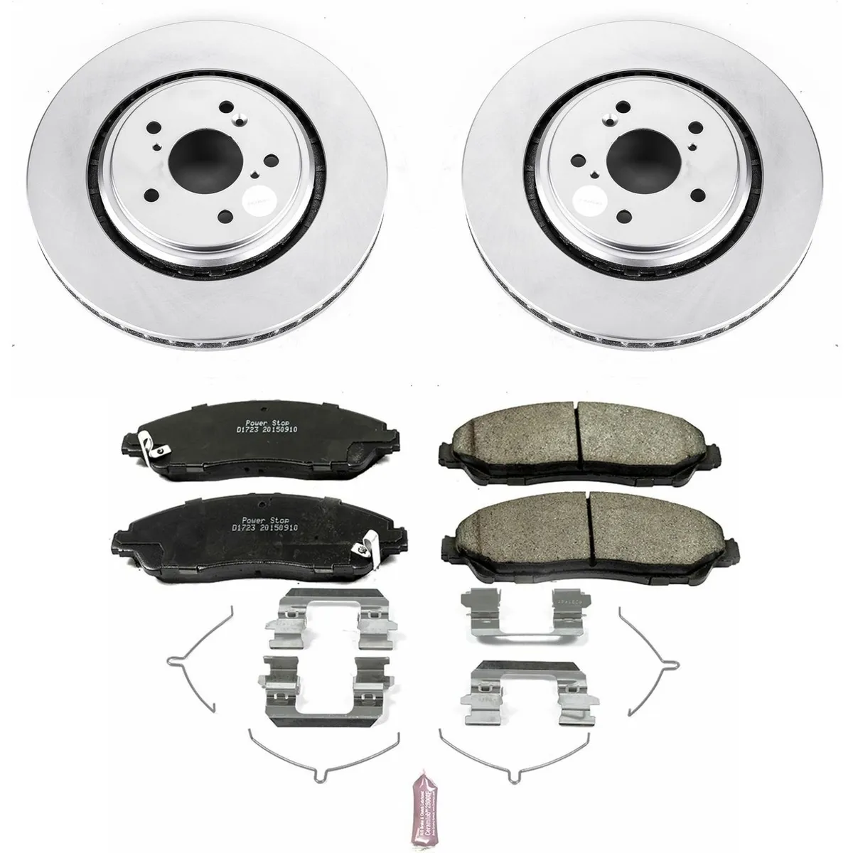 Z17 Geomet Coated Rotor Kit: Genuine Geomet Fully Coated Rotors; Ceramic Pads W/Hardware product image