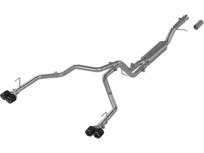 MBRP Exhaust 21-Present Chevrolet/GMC Tahoe/Yukon 3 Inch Cat Back Dual Split Rear Exhaust System, Armor Pro T304SS with Quad Carbon Fiber Tips MBRP