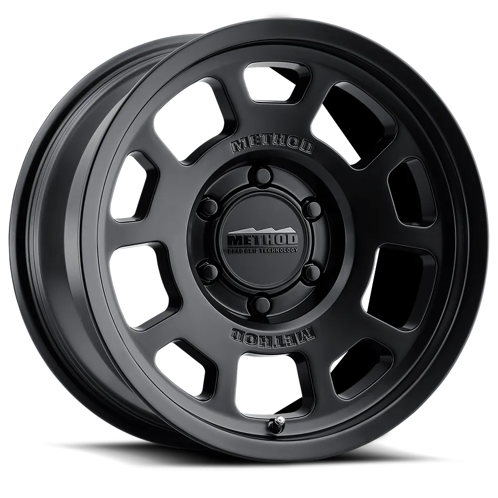 Aluminum Wheels 17x8.5 Bead Grip MR705 Bolt Pattern 6 On 135 Offset 0 Lip Size 1.22 Matte Black MB Method product image