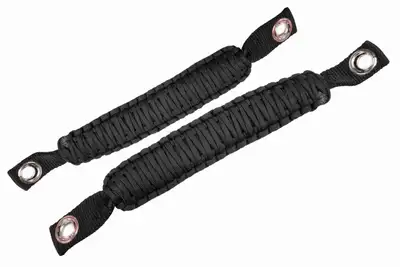 Fishbone Offroad Paracord Grab Handles for A Pillar Sound Bar 07-18 Wrangler JK Black Fishbone Offroad