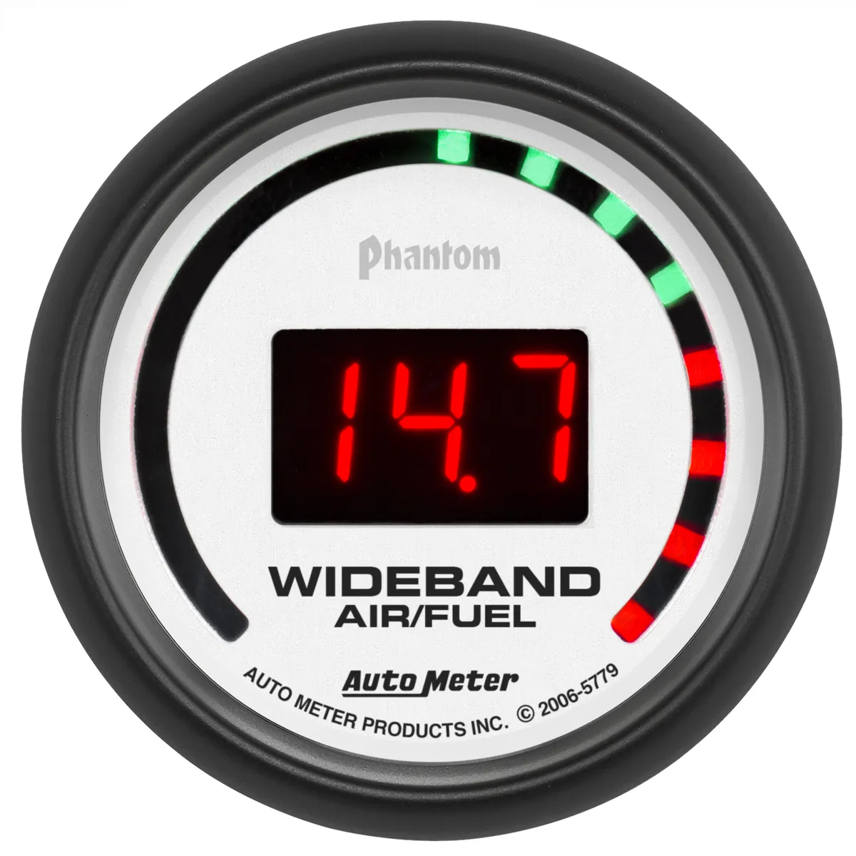 Gauge, Air/Fuel Ratio-Wideband, Street, 2 1/16", 10:1-17:1, Digital, Phantom product image