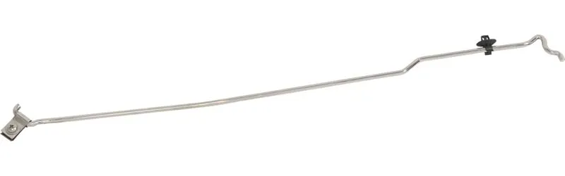 Jeep JK Hood Prop Rod 07-18 Wrangler JK Polished Silver Kentrol product image