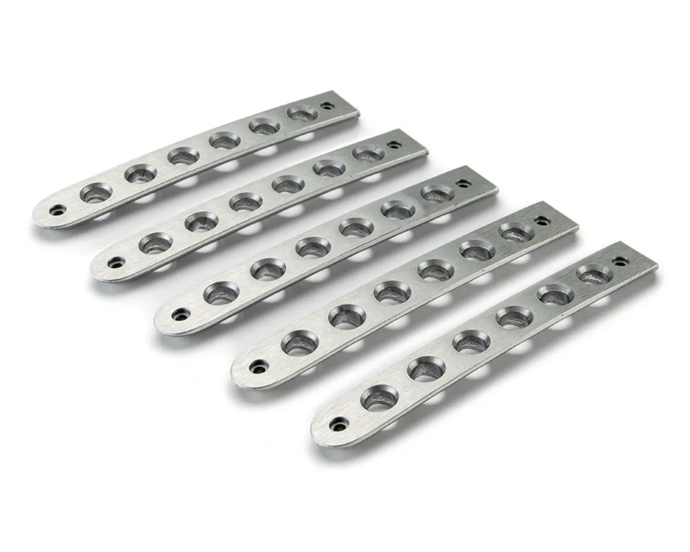 DV8 Offroad D-JP-190015-AL-5 Aluminum Door Handle Inserts; 5-Pieces product image