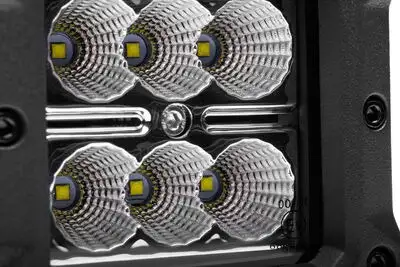 Go Rhino Go Rhino 55534LT - RC2 LR Bull Bar W/Mounting Brackets & Four 3 Cube Lights-BLK