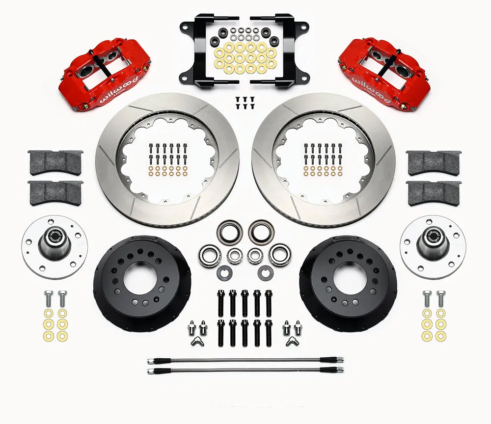1982 - 1992 Chevrolet, Pontiac Forged Narrow Superlite 6R Big Brake Front Brake Kit (Hub) - 140-15279 product image