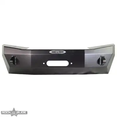 Rock-Slide Engineering 0718 Wrangler JK 24 Door Rigid Shorty Front Bumper / No Bullbar / With Winch P