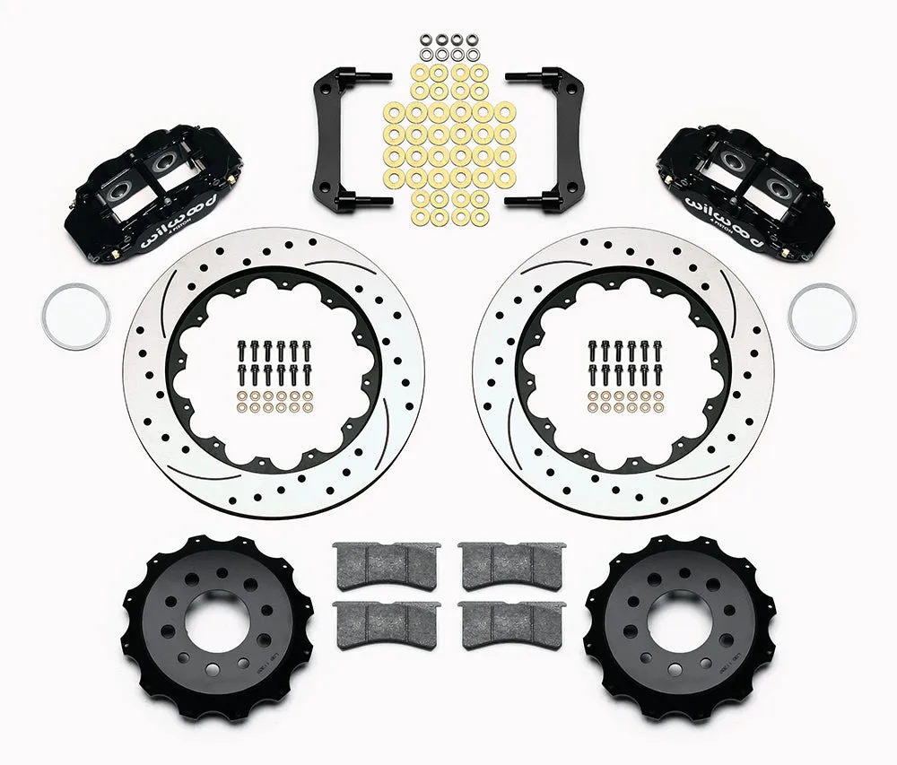 Wilwood FNSL4R Rear Kit 14.00in Red Morrison Multilink IRS 2010-15 Camaro Based product image