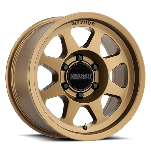 Aluminum Wheels 17x8.5 Bead Grip MR701 Bolt Pattern 6 On 139.7 Offset 0 Lip Size 1.81 Method Bronze BRZ Method product image