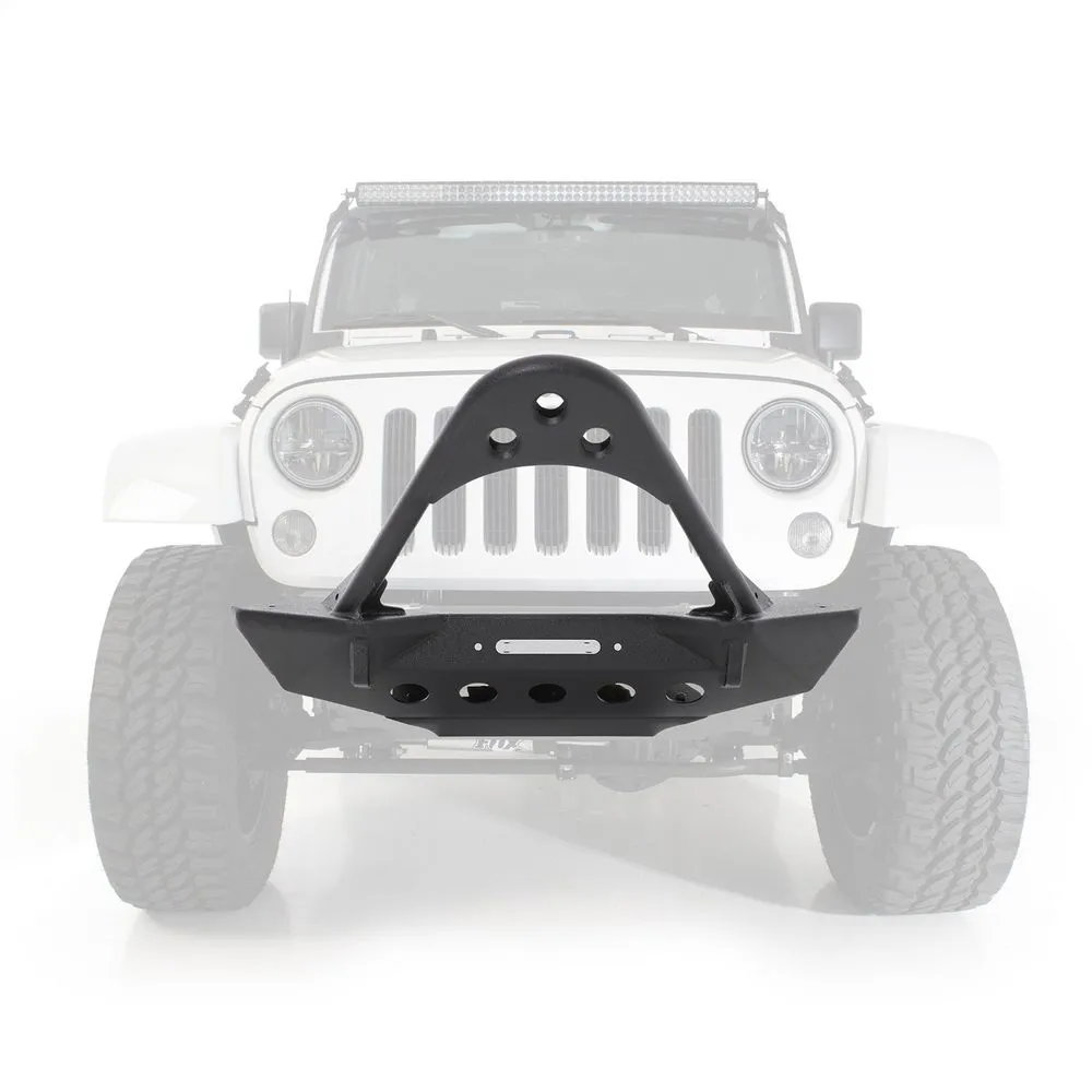0718 Wrangler Src Front Stinger Bumper W/Dring Mounts/Black Textured product image