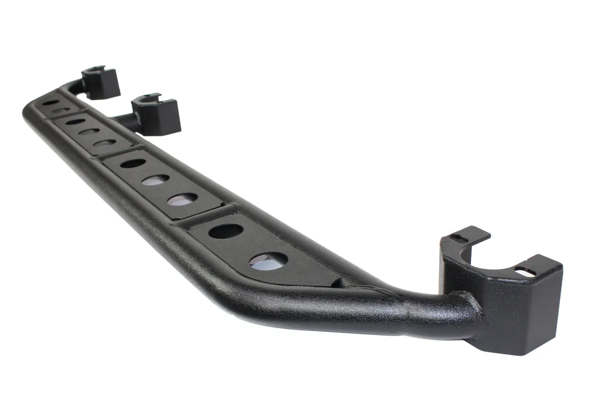Jeep Wrangler Side Steps 07-18 Wrangler JK 4 Door Steel Black Textured Powdercoat Fishbone Offroad product image
