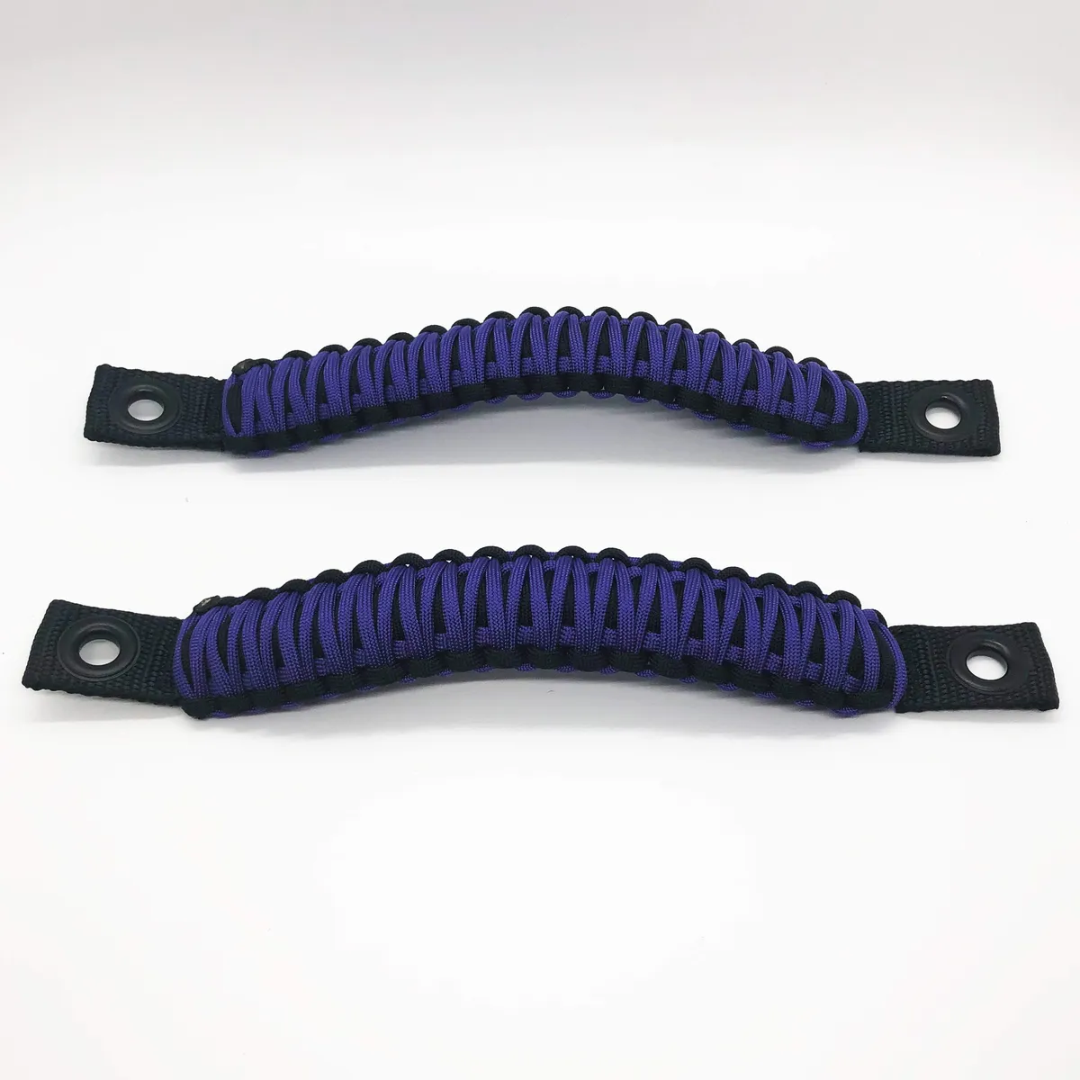 TJ Door Handles, Paracord Jeep® Grab Handles for Jeep Wrangler TJ & LJ 97-06 - Interior Door Pull Handles 550 Paracord Grab Handles w/ Grommets (PAIR) | Bartact® product image