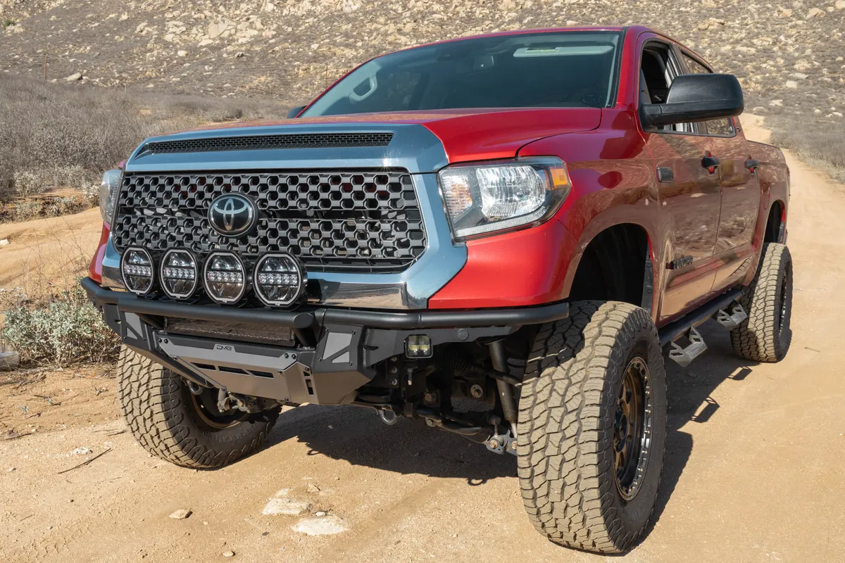 DV8 2014-2021 Toyota Tundra Tube Front Bumper FBTT2-07 product image