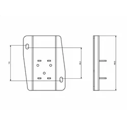Front Runner Foxwing and Eclipse 270 180 Awning Brackets