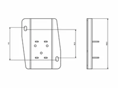 Front Runner Foxwing and Eclipse 270 180 Awning Brackets