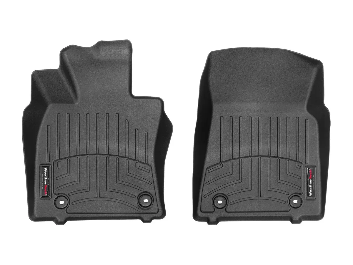 Weathertech FloorLiner™ DigitalFit®; Black; Front;