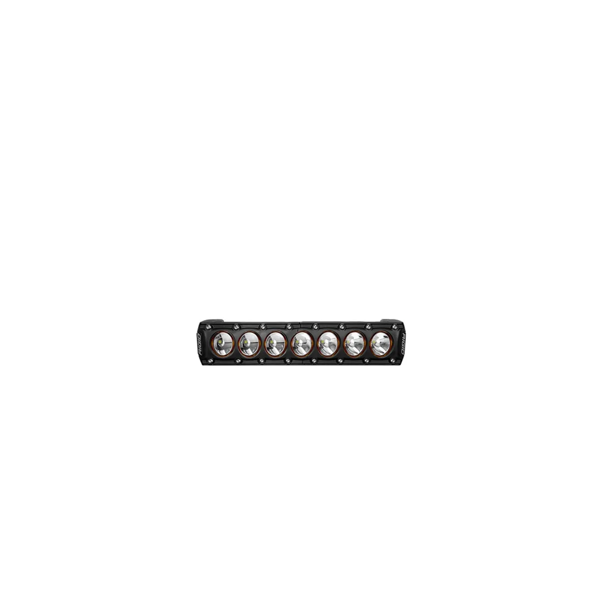 The Revolve Light Bar is built with a high-grade aluminum alloy; an impact resistant nylon bezel; and is coated with a durable textured powder-coat finish. It features Broad-Spot optics and back-lit trim rings available in amber or white. product image